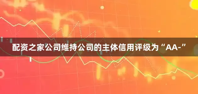 配资之家公司维持公司的主体信用评级为“AA-”